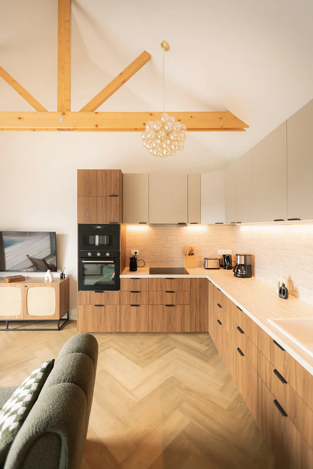 Style contemporain et épuré de décoration intérieure